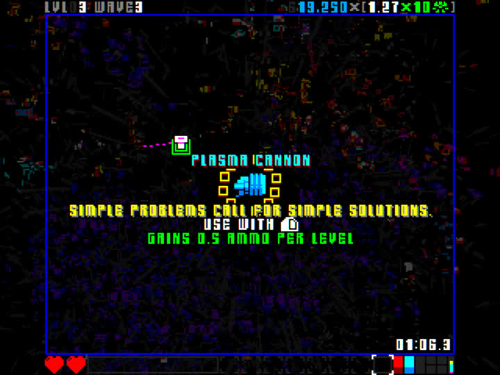 Plasma Cannon obtainationment screen Plasma Cannon obtainationment screen