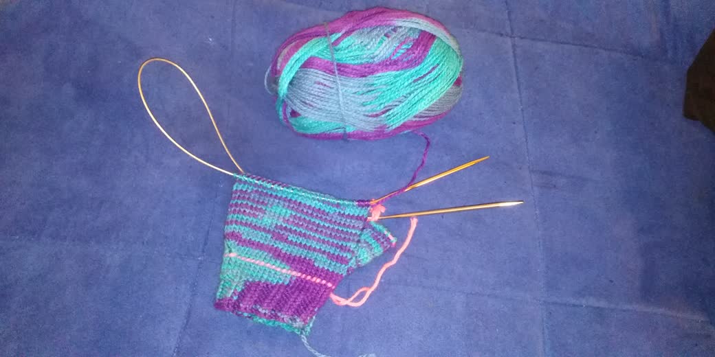 Progress on my first glove