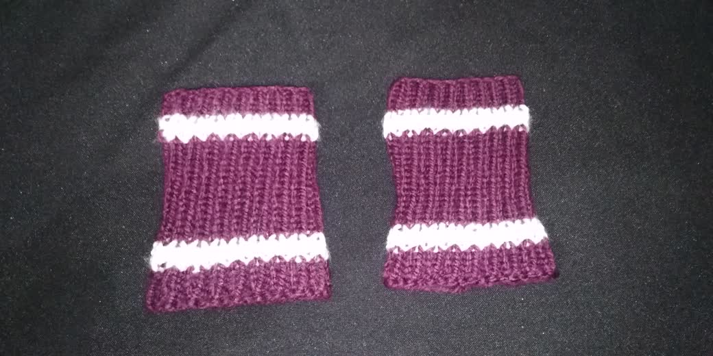 Purple wristbands
