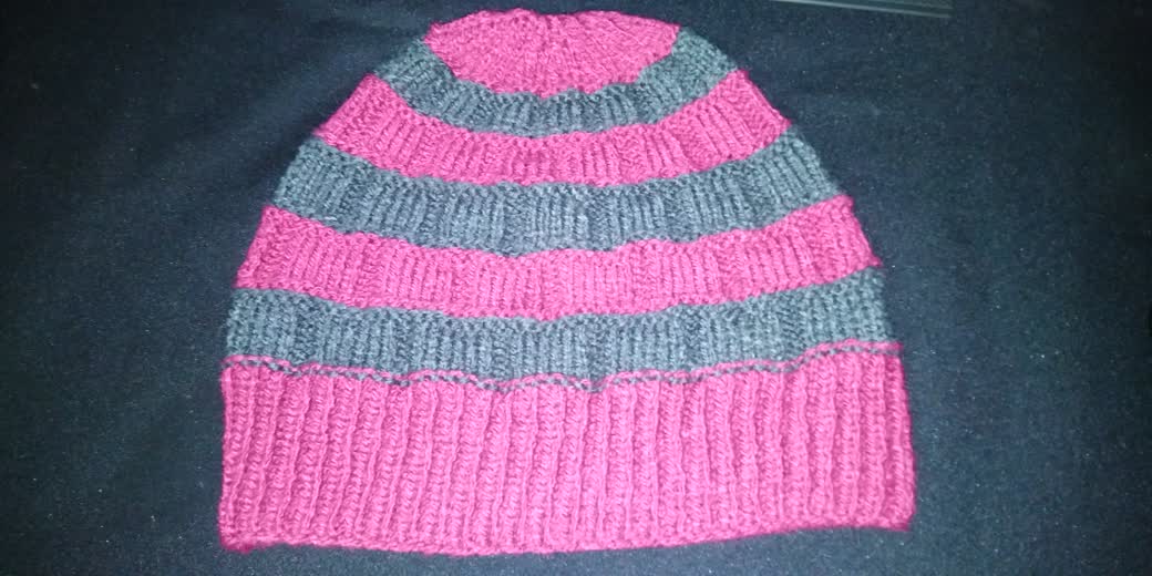 Striped hat