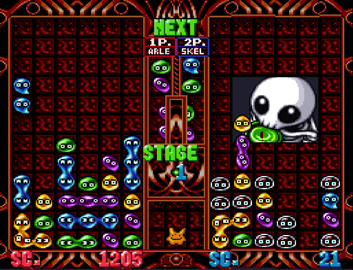 Super Puyo Puyo Tsuu gameplay screenshot